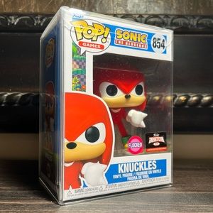 Funko Pop! Games Sonic the Hedgehog Flocked Knuckles Vinyl Figure #854